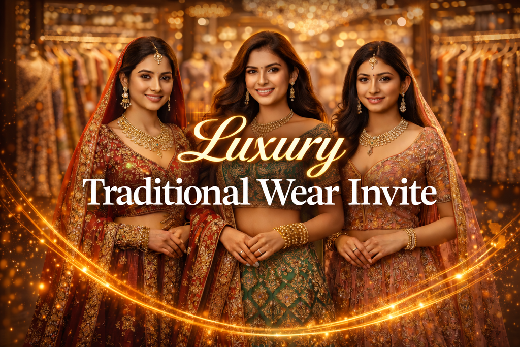Luxury South Asian Wear Invites UK