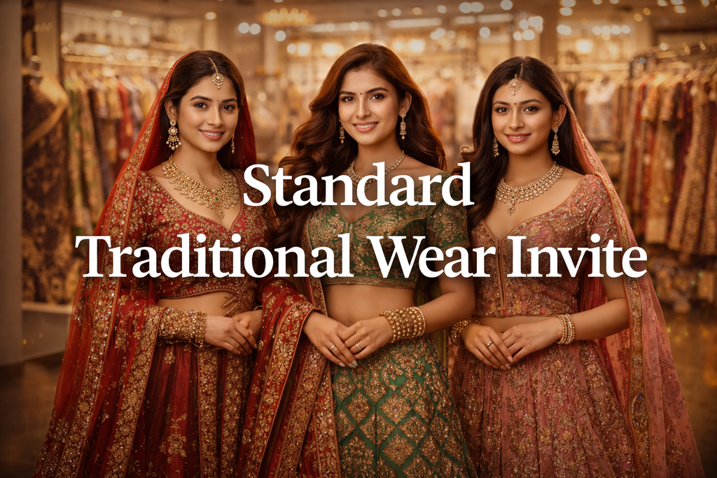 Standard South Asian Wear Invites UK