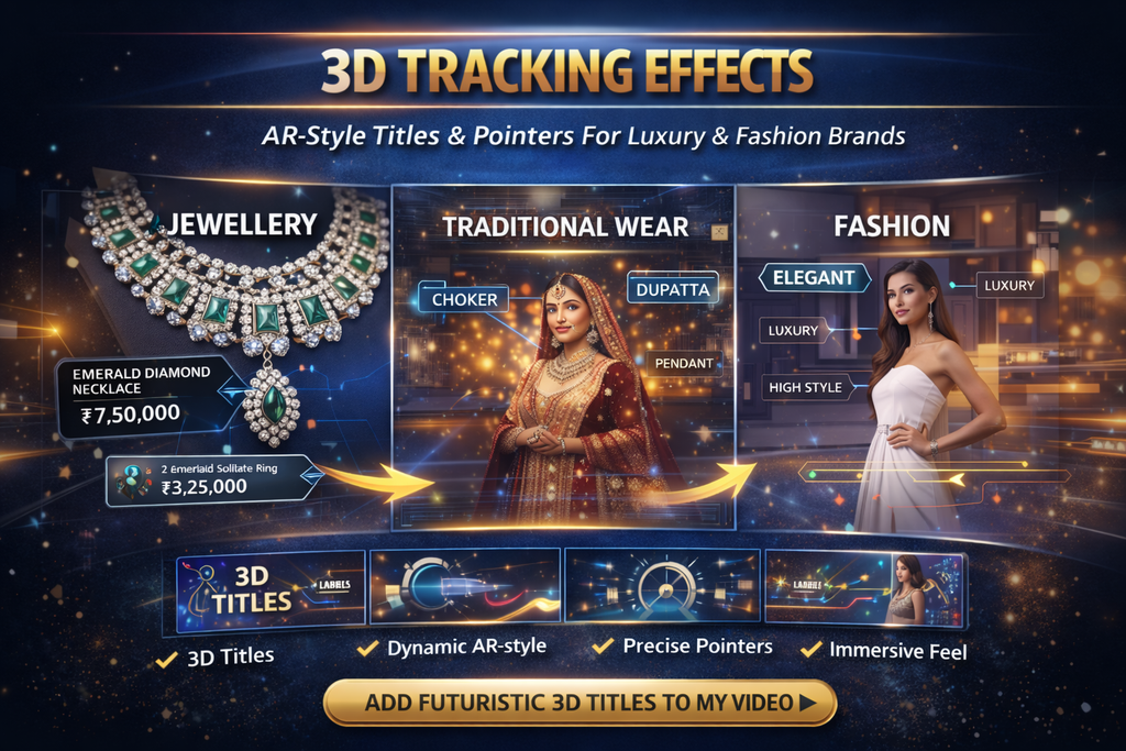 4. 3D Tracking Effects (Real-World Motion Sync) UK