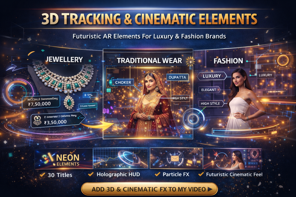 5. 3D Tracking & Elements Enhancements (Cinematic AR Pack) UK